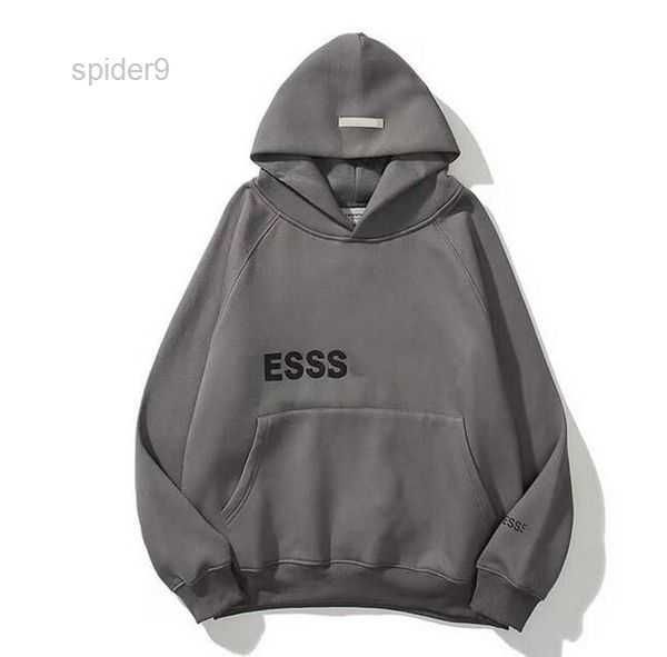 

mens designer hoodies women essent hoodie fashion loose essentail streetwear sweatshirts clothing essen lovers high street ess tracksuit su, Black