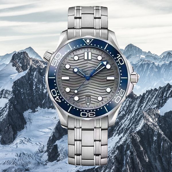 

watches three stitches luxury mens watches blue brand designer clock rubber belt men fashion accessories holiday gifts automatic watch dhgat, Slivery;brown