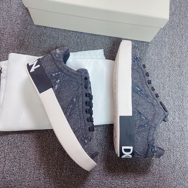 

2023 designer running shoes women men luxury lace-up sports shoe casual trainers classic sneaker woman trainer lace-up print 0601, Black