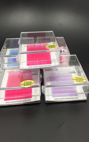 

c curl 007 colorful false lashes color eyelash extensions color individual lash volume eyelsh faux mink eyelashes8212344