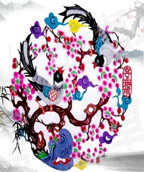 

11quotchinese paper cutting wedding gift arts crafts papercuts for window decoration national characteristics folkcustom7633181