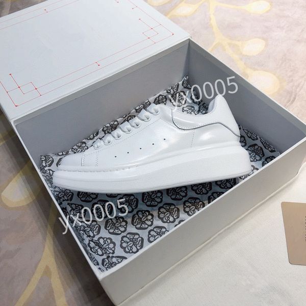

2023womens brand designer quality classics flat sneaker casual shoes leather white letter overlays fashion platform sneakers, Black