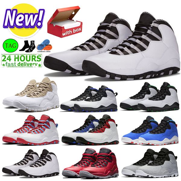 

with box men basketball shoes 10s jumpman 10 mens sneakers bulls over broadway steel seattle chicago light class of 2006 cement outdoor spor