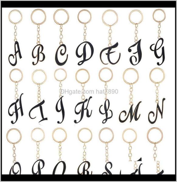 

keychains aessorieskimter 26 letters drip keychain personalized az name keyfobs fashion capital english alphabet pendant keyring 7049691, Silver