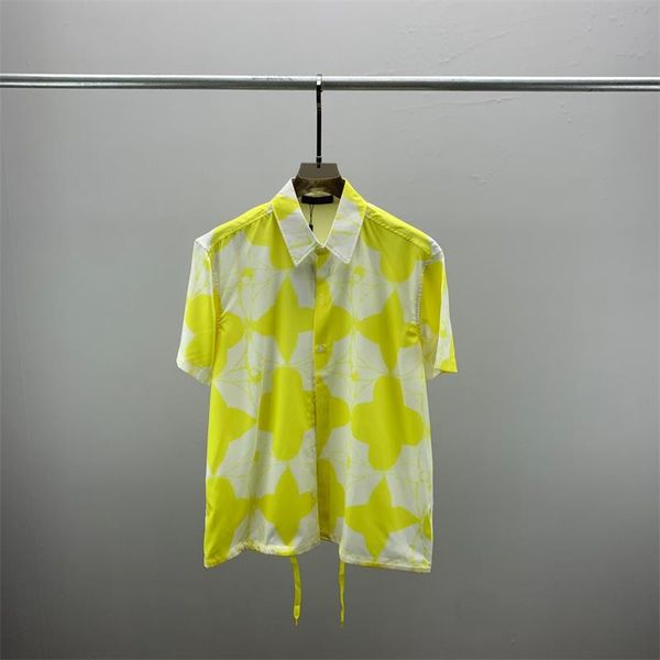 

23ss summer beach designer dress shirts shorts hawaii floral casual shirts button up shirts print shirt men short sleeve dress t-shirt -3xl, White;black