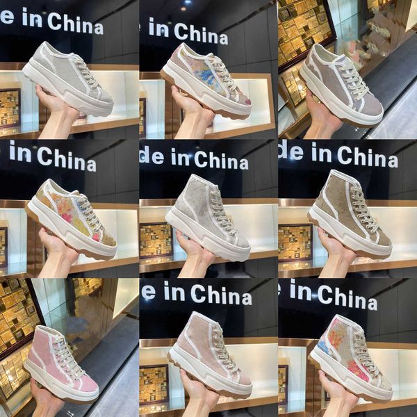 

double g womens canvas shoes italy low cut g women's sports shoes tennis 1977 thick soled platform casual shoe luxurys green and red hi