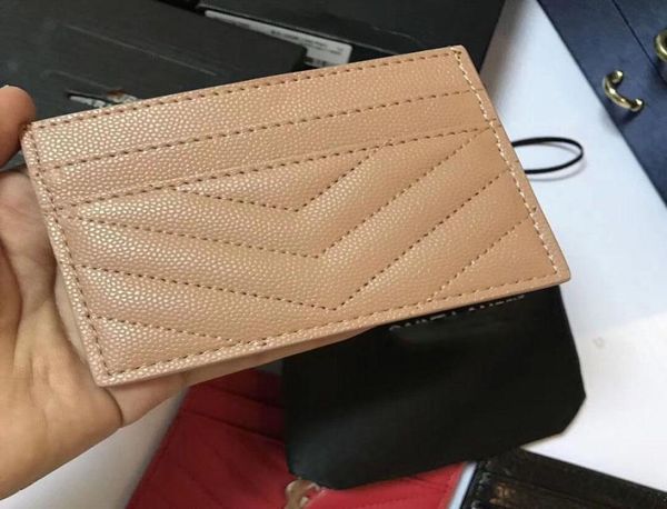 

new women fashion classic design casual credit card id holder hiqh quality real leather slim wallet packet bag for womans s3023763556, Brown;gray