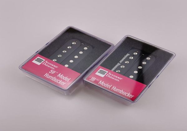 

seymour duncan humbucker pickup set jb sh4 59 sh1n guitar pickups black new2265516