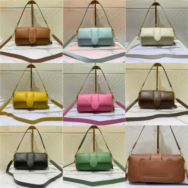 

new letter designer bag women leather shoulder bags 8 colors underarm tote bag purse j leather messenger bag lady luxurys handbags wallet 23