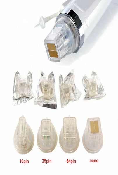 

dhl disposable replacement 102564nano pin head gold cartridge fractional rf microneedle microneedling machine cartridges tips3361208