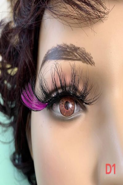 

beautiful eyelash fluffy 25 mm false lash faux colorful mink eyelashes vendors for girls full strip lashes2828437