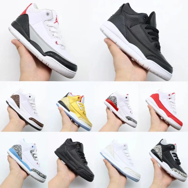 

versions versions kids shoes boy 3s sneakers girls toddler j 3 shoe high designer kid baskeball boys sneaker toddler, Black