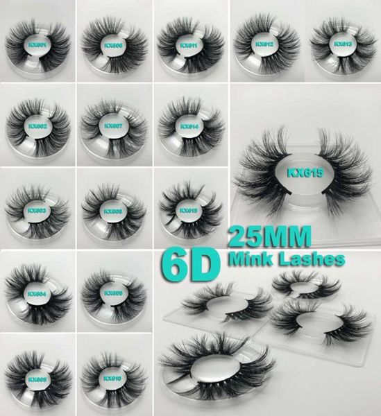 

2019 25mm premium 5d mink eyelashes soft natural thick cross handmade 3d mink eyelashes with eyelash packaging box 15 style7488149