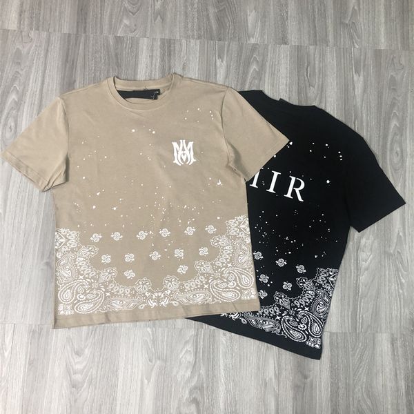 

t-shirt for men 1 printing cotton oversized women casual tees, Black;brown