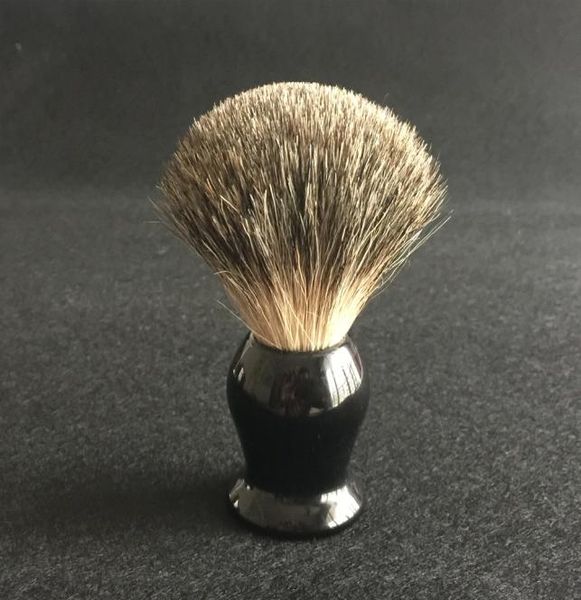 

pure badger shaving brush black handle whole supplier shave of your life for safety razor double edge razor straight razor5306980