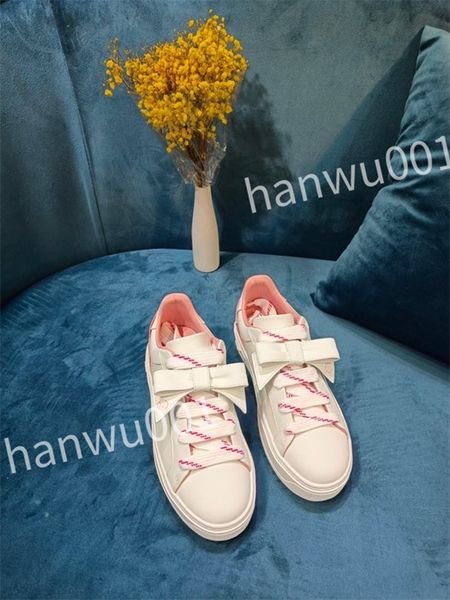 

2023 luxury fashion quality women genuine leather platform shoes womens outdoor mens designer casual trainers sneakers, Black