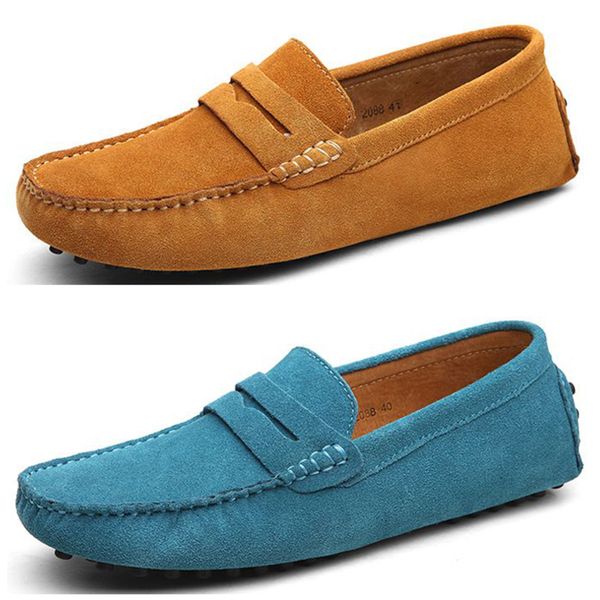

versatile genuine leather bean khaki red shoes for men's summer new korean casual leather shoes, breathable and lazy shoes, step on the, Black