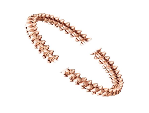 

2022 new stud bangle 18k gold never fade 925 silver jewelry luxury brand bracelet classic style bracelet beautiful gi2422712, Black