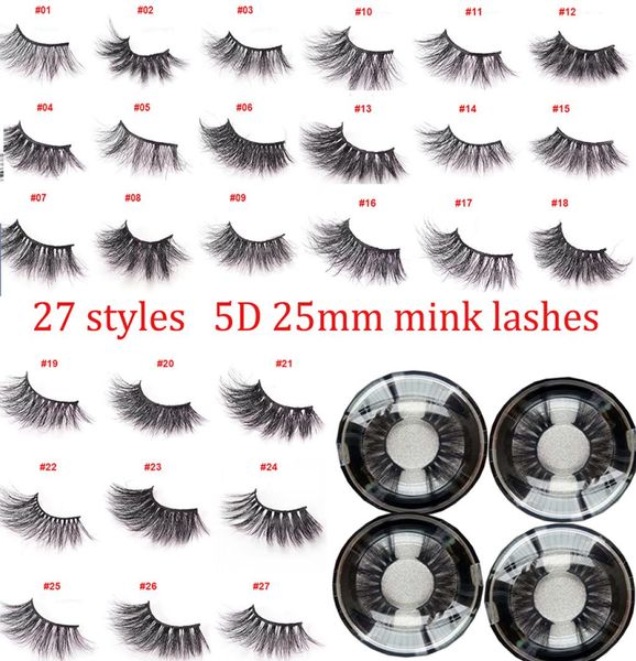 

3d mink eyelashes 5d 25mm lashes dramatic long thick 5d mink lashes handmade 27 styles mink lashes eye makeup maquiagem2911838