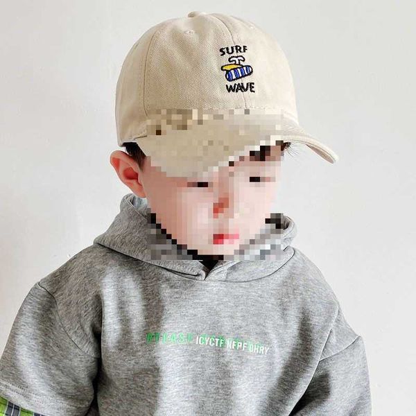 

boys' hat children's baseball cap summer korean version spring and autumn sun protection hat girls' parent-child cap trend, Blue;gray