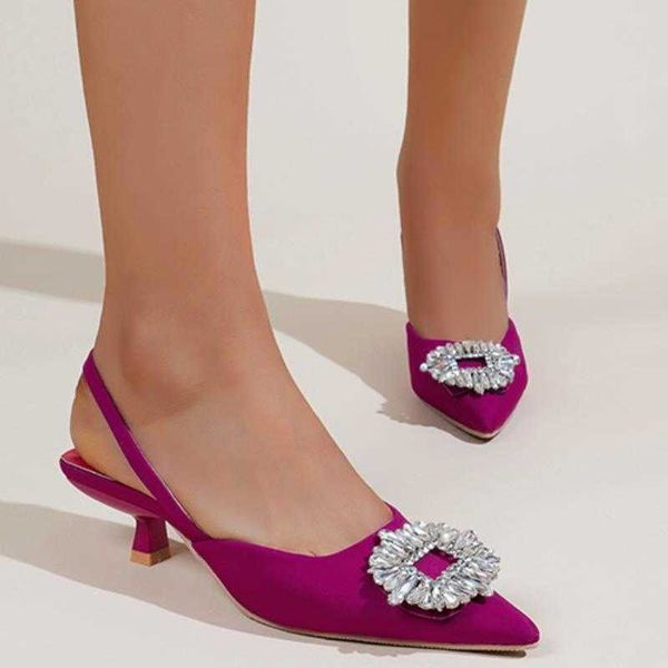 

sandals summer shoes for womens wedding sequined exposed documentary pointed toe temperament spring 230417, Black