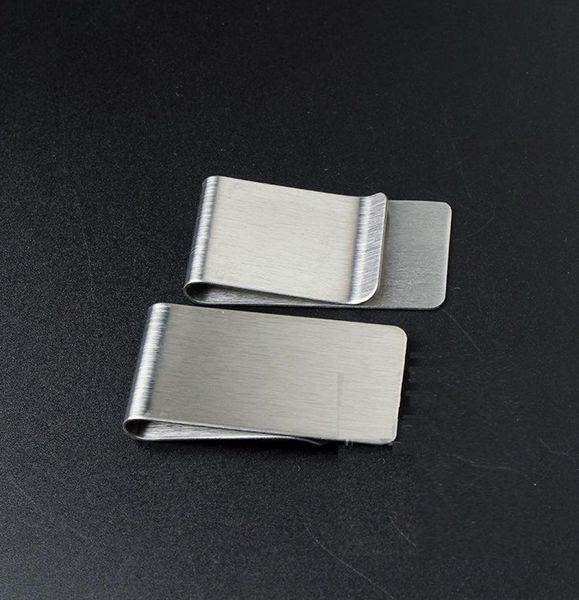 

20pcslot stainless steel wallet creative money clip credit card money holder mens gift 265008mm4515592, Black