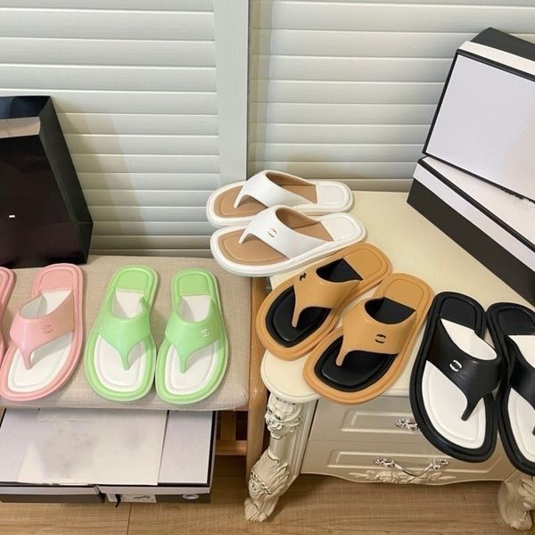 

paris 2023 summer open toe flat sandal 2c slippers women beaded cross band crystal mules beach slipper casual party luxury designer flats sh, Black