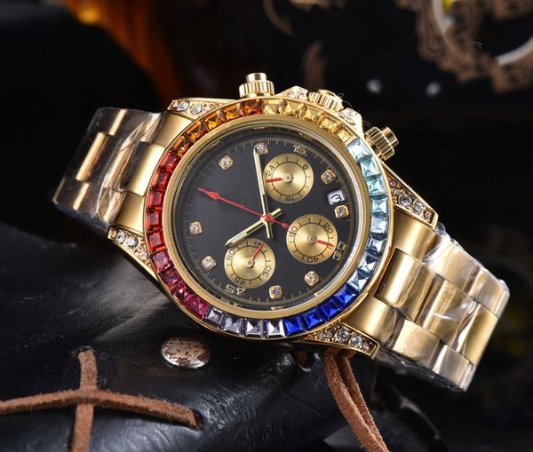 

mens fashion designer watch stainless steel dial swimming waterproof sapphire luxury watch, Slivery;black