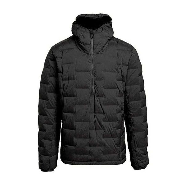 

design customized new outdoor mens down jacket white duck down jacket for men rosu, Black
