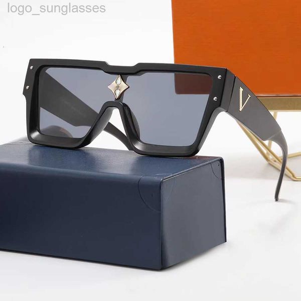

designer sunglasses for woman fashion glasses rectangle big full frame letter design for man women 5 option quality, White;black