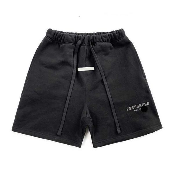 

mens womens designer essentail shorts clothing apparel essen cotton sports fashion short street style tide knee length essent pants qmr395zc, White;black