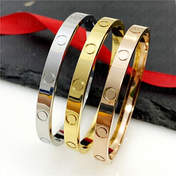 

screwdriver bracelet designer bracelet fashion trend bracelet stainless steel plated 18k gold plated silver jewelry hand jewelry party luxur, Black