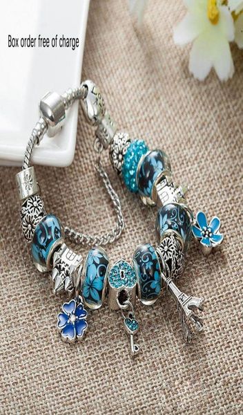 

fahmi jewelry 2021 original charm tower pendant bracelet for platinum diy beaded lady elegant bracelet with original box holiday gift7032561, Golden;silver