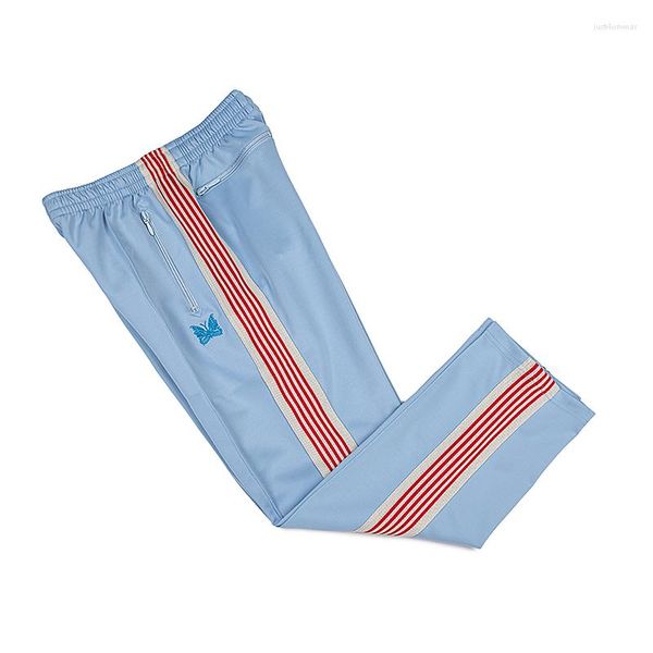 

drawstring sweatpants men women butterfly embroidery logo autumn trousers, Black