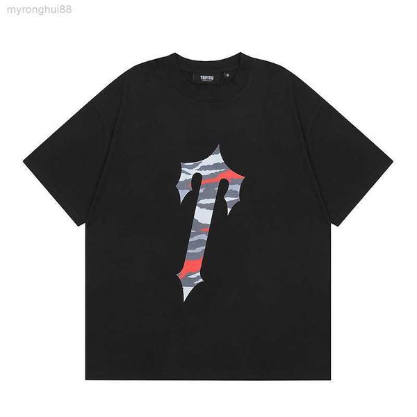 

trendy trapstar urban neck letter printing for and casual short sleeves xp4v, White;black