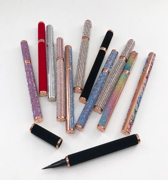 

clear black liquid eyeliner pen strip mink lashes selfadhesive eye liner glue with paper box1310112