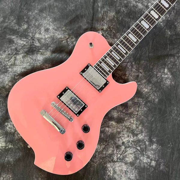

new arrivals vicers custom shop electric guitar pink color 6 sting gitaar