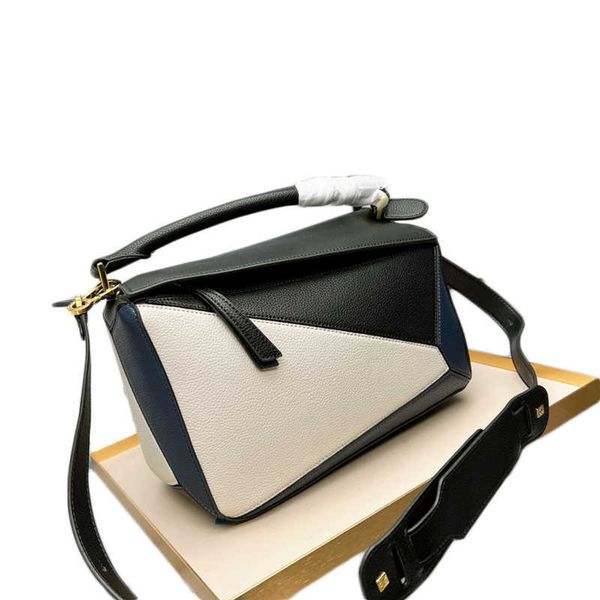

puzzle handbag designer bag leather portable oblique cross bag women's one shoulder luxury fashion bag women's handbag