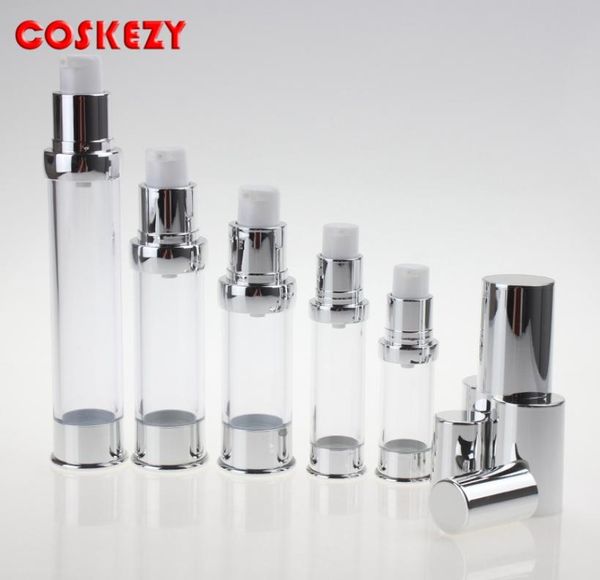 

100pcs za218 15ml plastic airless cosmetic pump bottles empty cosmetic airless bottle 05oz eye serum bottle with airless pump5354515