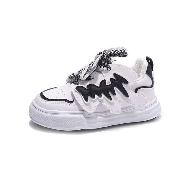 

athletic kids shoes sneakers canvas footwear child girls skate low spring boys cartoon decoration casual f15722, Black