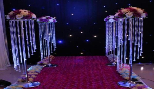 

elegant tall acrylic crystal wedding road lead wedding centerpiece event wedding decoration event party decoration for table6850342
