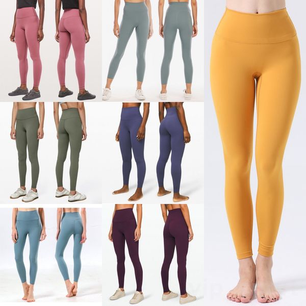 

lu align lu seamless women yoga training long pants outdoor sports sweatpants naked exercise full trousers girl slim ankle length pant stret, White;red