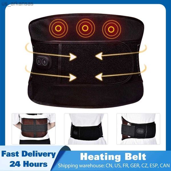 

usb heating waist belt portable cordless with vibration 3 massage levels for relief abdominal back pain lumbar spine arthritis l230523