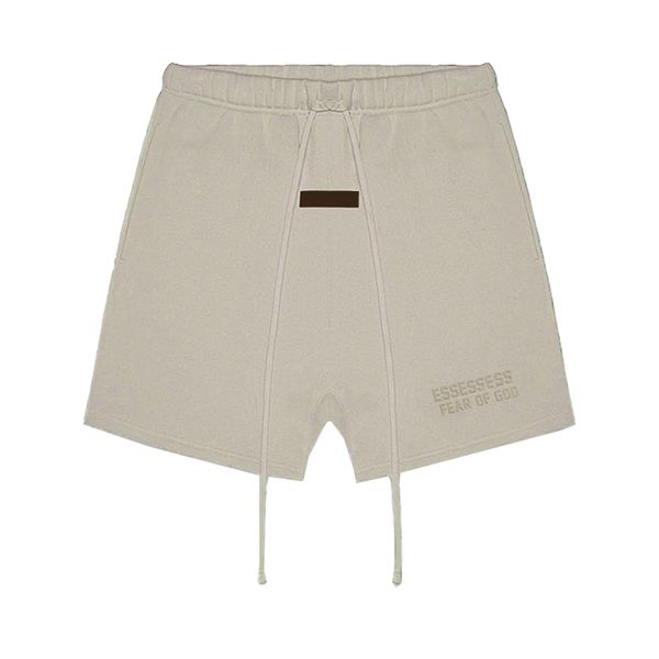 

mens womens designer essentail shorts clothing cotton sports fashion essentiel short street style tide knee length essent panats summer appa, White;black