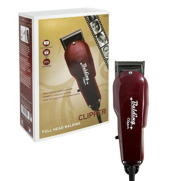 

8110 blading clippers metal hairs clipper hair trimmers electric razor men steel head shaver red eu uk us plug8399365