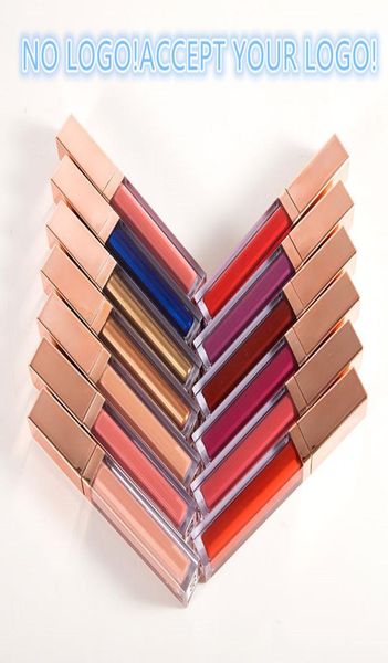 

no brand matte lip gloss waterproof long lasting shimmer liquid lipstick accept your logo printing4439332