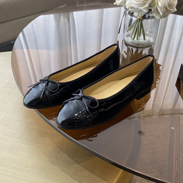 

ballet flat genuine leather shoes designer woman loafers dress shoes womans flat shoes size 35-42 casual shoes designer wedding party luxury, Black
