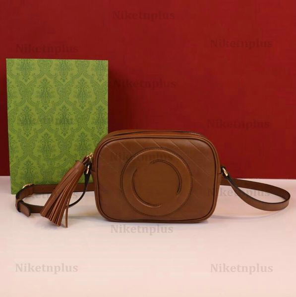 

designer leather women purse 742360 blondie shoulder bag with tassel round interlocking g leather patch handbag italy designers luxurys came