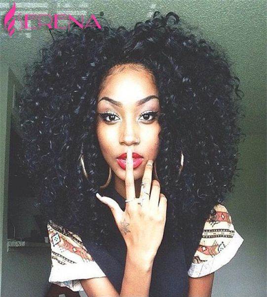 

mongolian kinky curly hair with frontal closure 13x4 lace frontal closure with bundles afro kinky curly human hair with closure8363010, Black;brown