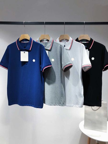 

4 colors classic chest mens polo shirt france luxury brand shirts2023, White;black